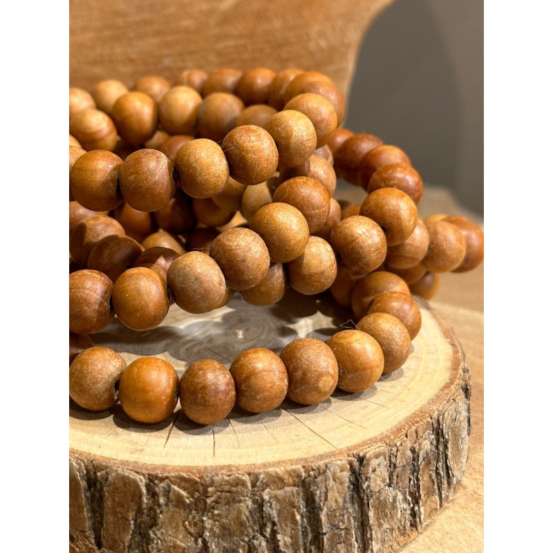 Bracelet en bois de cèdre - 8mm