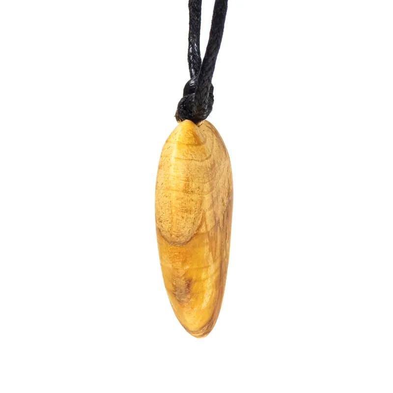 Collier cœur Palo Santo - 3,5 cm