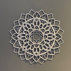 Décoration murale Mandala bois - 25 cm