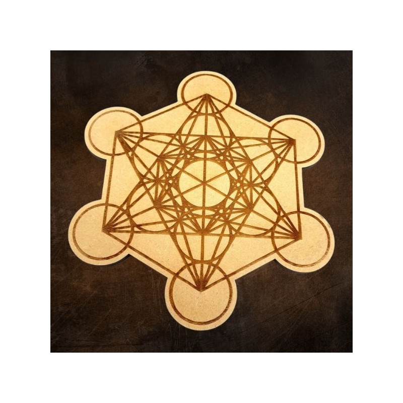 Metatron - 15 cm - Bois MDF plein - plaque