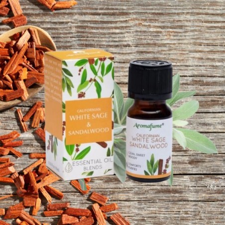 Huiles essentielles - Sauge Blanche & Bois de Santal - Aromafume