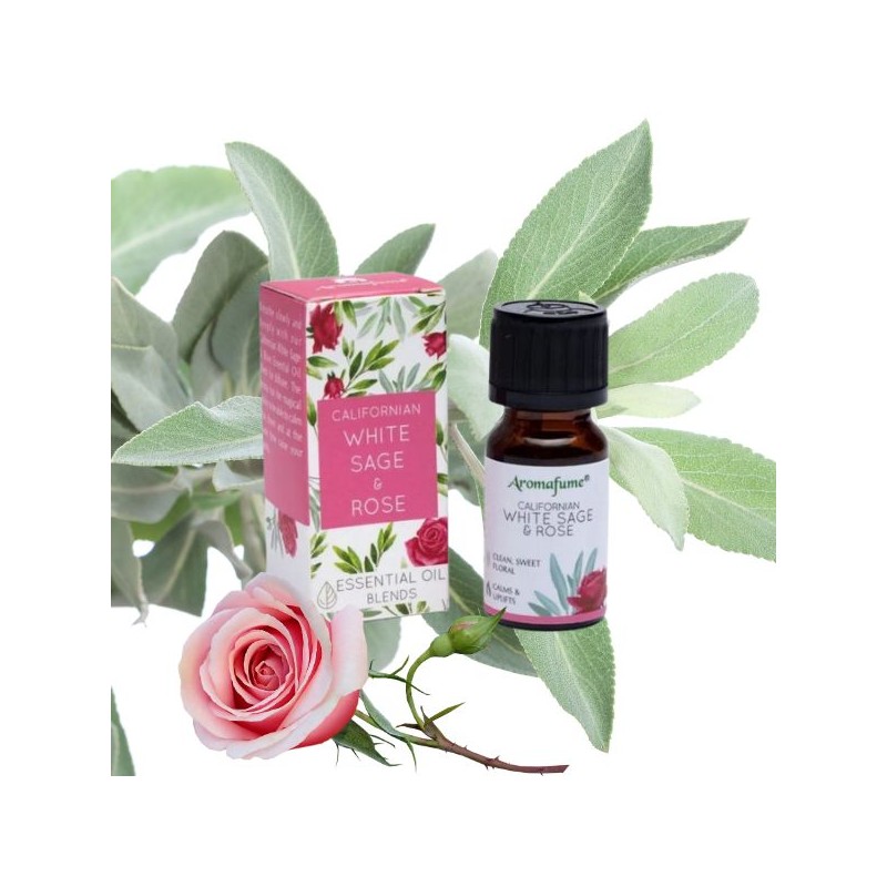 Huiles essentielles - Sauge Blanche & Rose - Aromafume