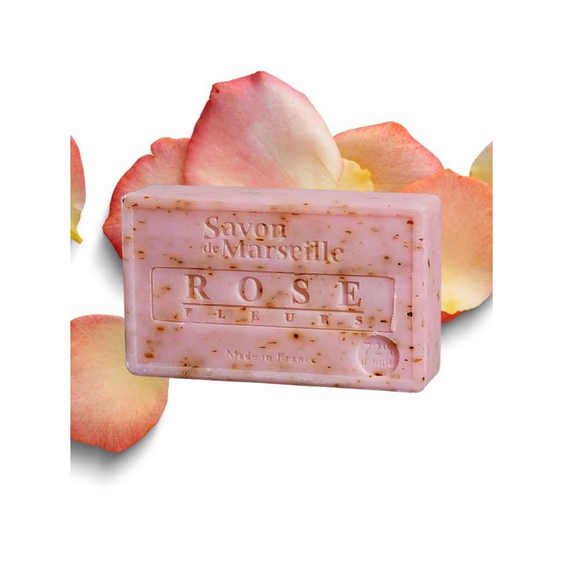 Savon de Marseille naturel Pétales de Roses