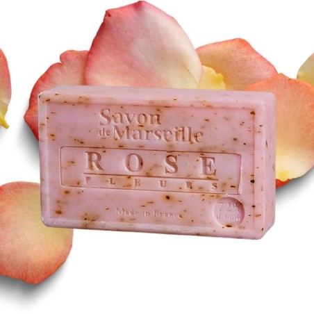 Savon de Marseille naturel Pétales de Roses