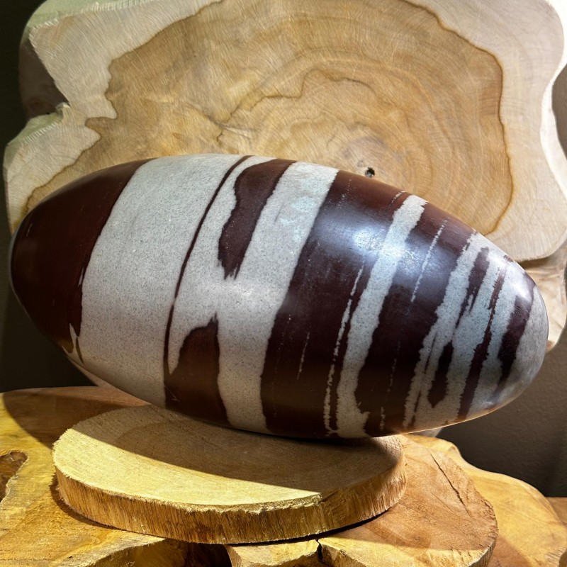 Shiva Lingam 32 x 14 cm  - XL - Narmada