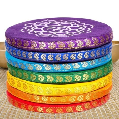 Bol Chantant - Coussins 7 chakras - 14,5 cm