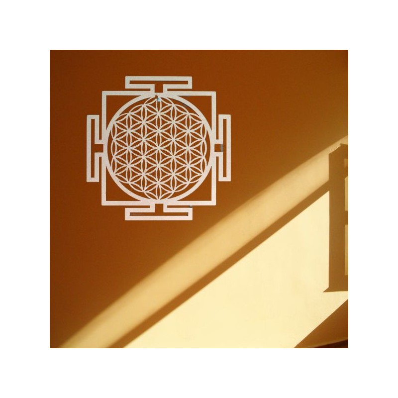 Fleur de Vie -Yantra - 20 cm - bois plaque