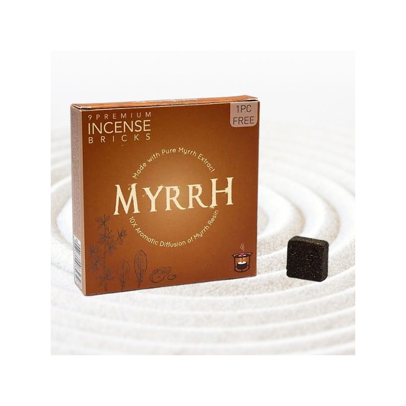 Myrrh cubes d'encens - Aromafume - Myrrhe