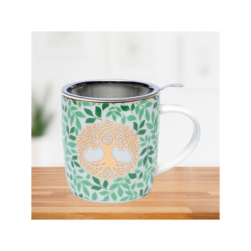 Tasse Mug Arbre de vie SET infuseur - thé