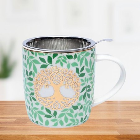 Tasse Mug Arbre de vie SET infuseur - thé