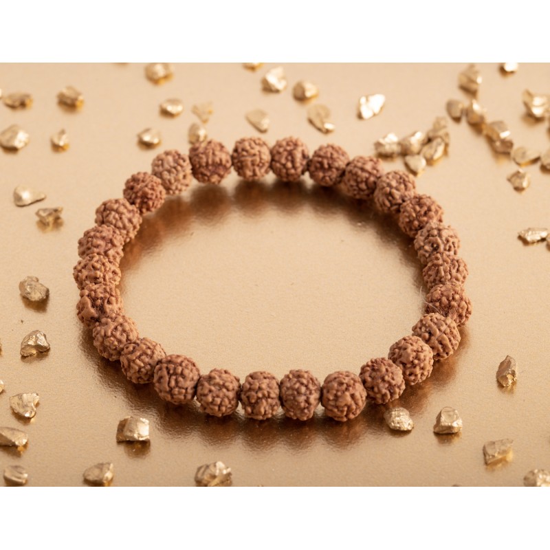 Bracelet Rudraksha -  élastique