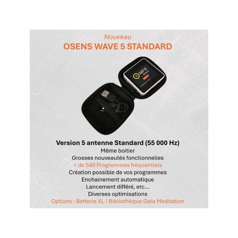 Osens Wave 5 - Harmonisateur bioénergétique - Standard - batterie +/- 4h