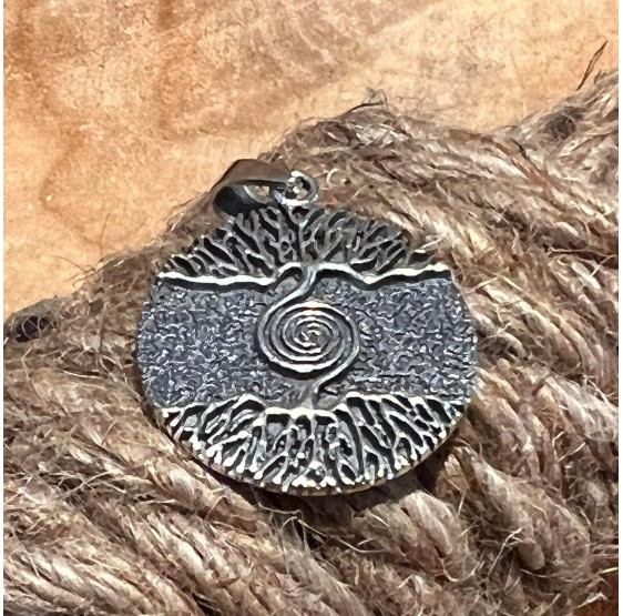 Pendentif Arbre de vie Spiral - argent 925 - design