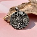 Pendentif Arbre de vie Spiral - argent 925 - design