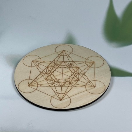 Sous verre en bois Metatron