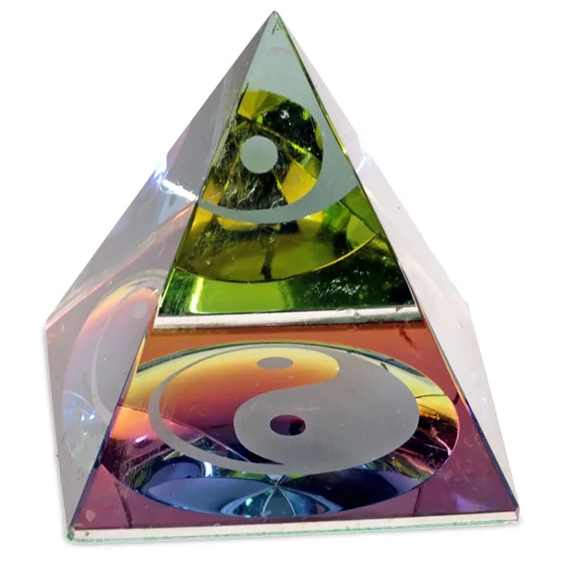 Pyramide de Cristal Yin Yang